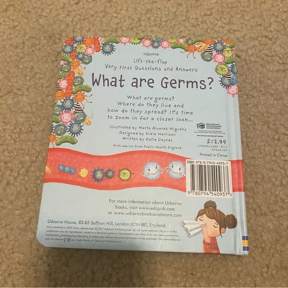 BOGO Usborne Lift-The-Flap “What Are Germs?” Hard Back Book - Picture 5 of 5